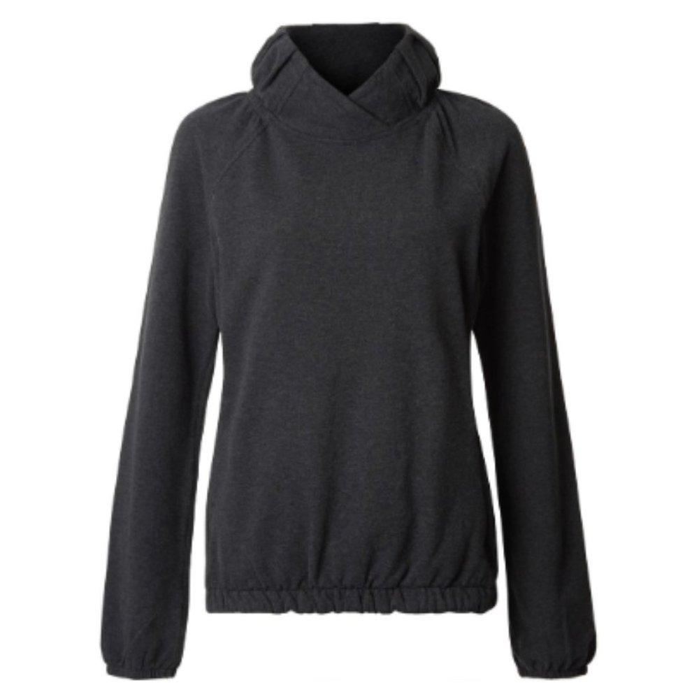 Lululemon After All Pullover - Heathered Black Size 6
